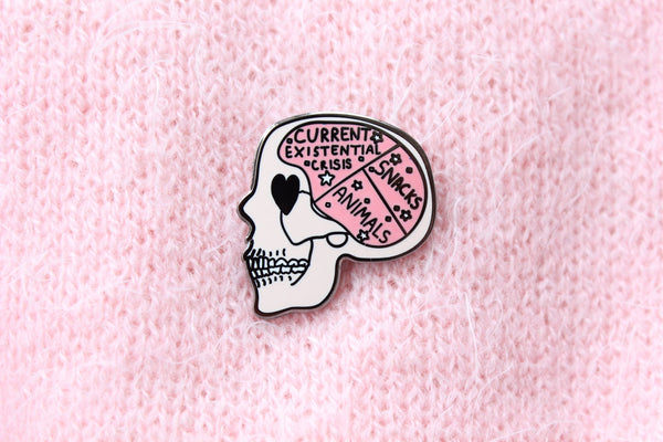 Inside My Brain Enamel Pin - Mostly K-pop