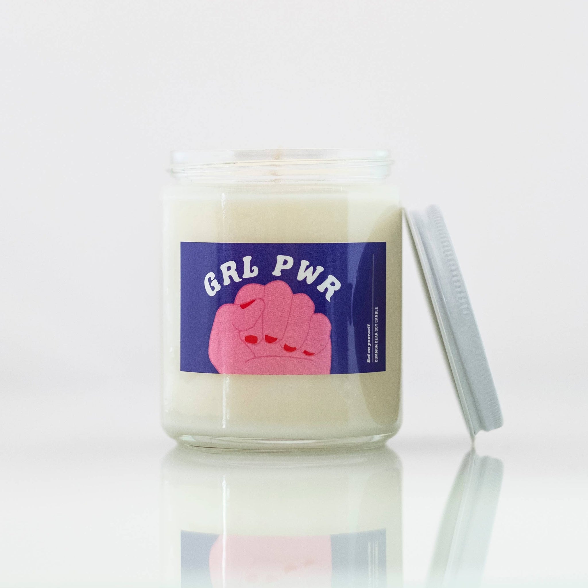 GRL PWR (Girl Power) Handmade Soy Candle