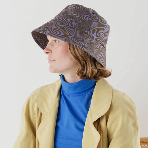 Baggu Trippy Swirl Seaweed Bucket Hat