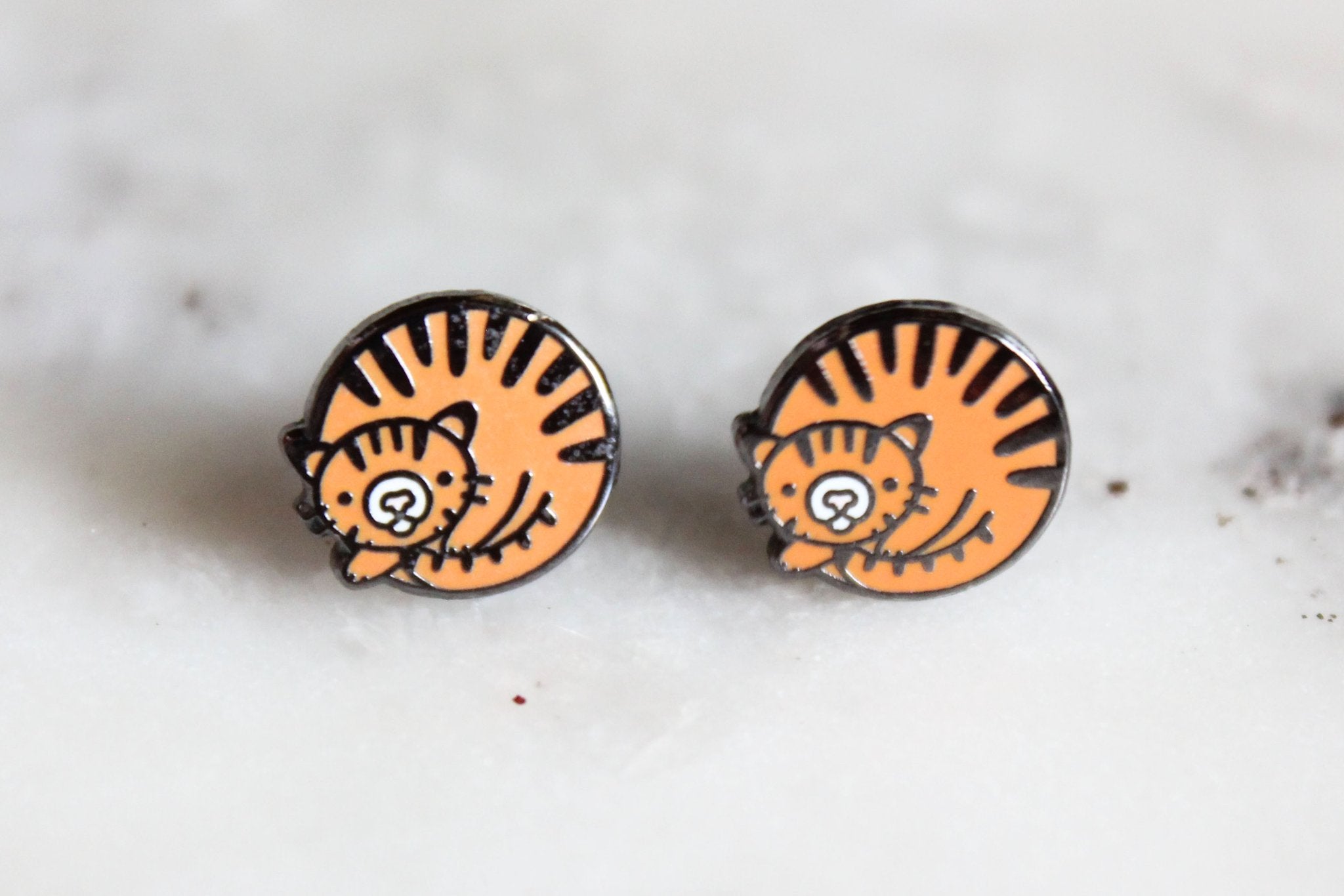 Tiger Earrings