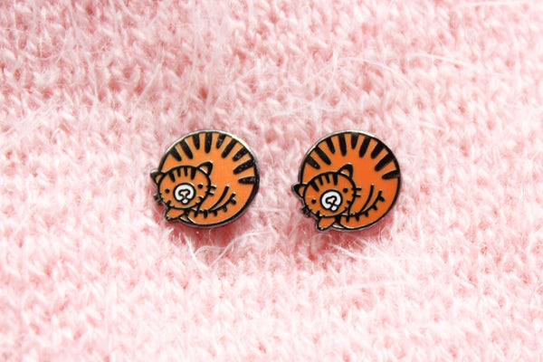 Tiger Earrings