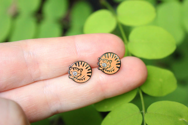 Tiger Earrings