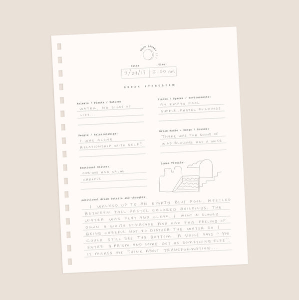 Dream Waves Notebook