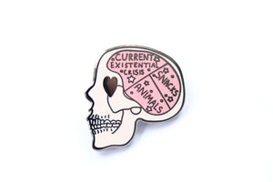 Inside My Brain Enamel Pin - Mostly K-pop