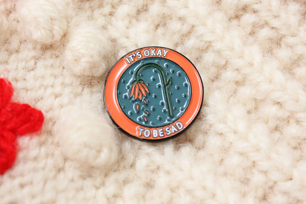It's Okay To Be Sad Enamel Pin - Mostly K-pop